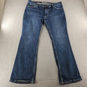 Wrangler‎ Jeans Womens 38 (35x32) Blue Bootcut Go To Taylor Western Chore Rodeo